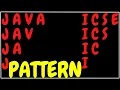 String pattern 2 ICSE X class 10 Semester 2 computer applications Pattern - 2