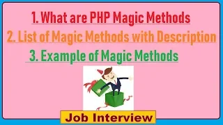 What are PHP Magic Methods List of Magic Methods With Description Example of Magic Methods