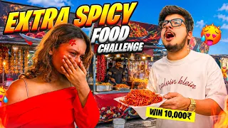 Most Spicy 🌶️ StreetFood Challenge | She cried