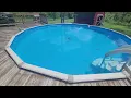 Aquarian Phoenix 24 by 52 Inch Steel Frame Above Ground Swimming Pool ON AMAZON