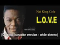 Lagu L.O.V.E. - Nat King Cole (Original karaoke version -  wide stereo)