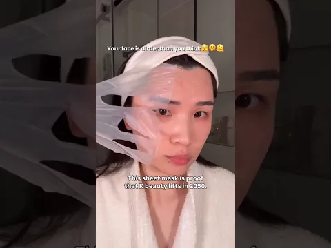 This one earned a 10/10 🤍 @summerglowessproving that sheet masks can be innovative and effective