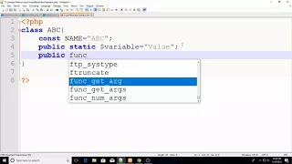 Oop in PHP Scope Resolution Operator