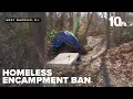Rhode Island city to begin ban of homeless encampments on town property