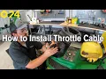 How to Install Throttle Cable on John Deere Riding Lawn Mower