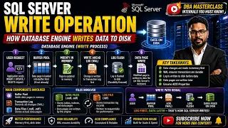 SQL Server WRITE Internals Buffer Pool Data Pages Disk DBA Masterclass