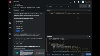 codewars python Tip Calculator