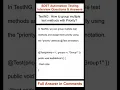 TestNG SELENIUM How to group multiple test methods with Priority