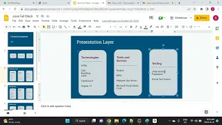 Fullstack Java Demo Session 21st Jan
