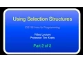 CO116 Selection Structures Part 2