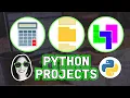 4 Python Projects For Beginners Python examples 8 mins