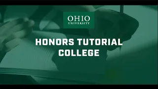 OHIO s Honors Tutorial College
