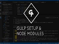 Splash Page Web Development Part 3 - Gulp Tutorial and node modules installation
