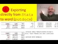 Exporting Stata to Word using putdocx