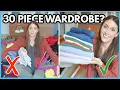CUTTING MY CLOSET TO 30 PIECES How to Have a Realistically Minimalist Wardrobe