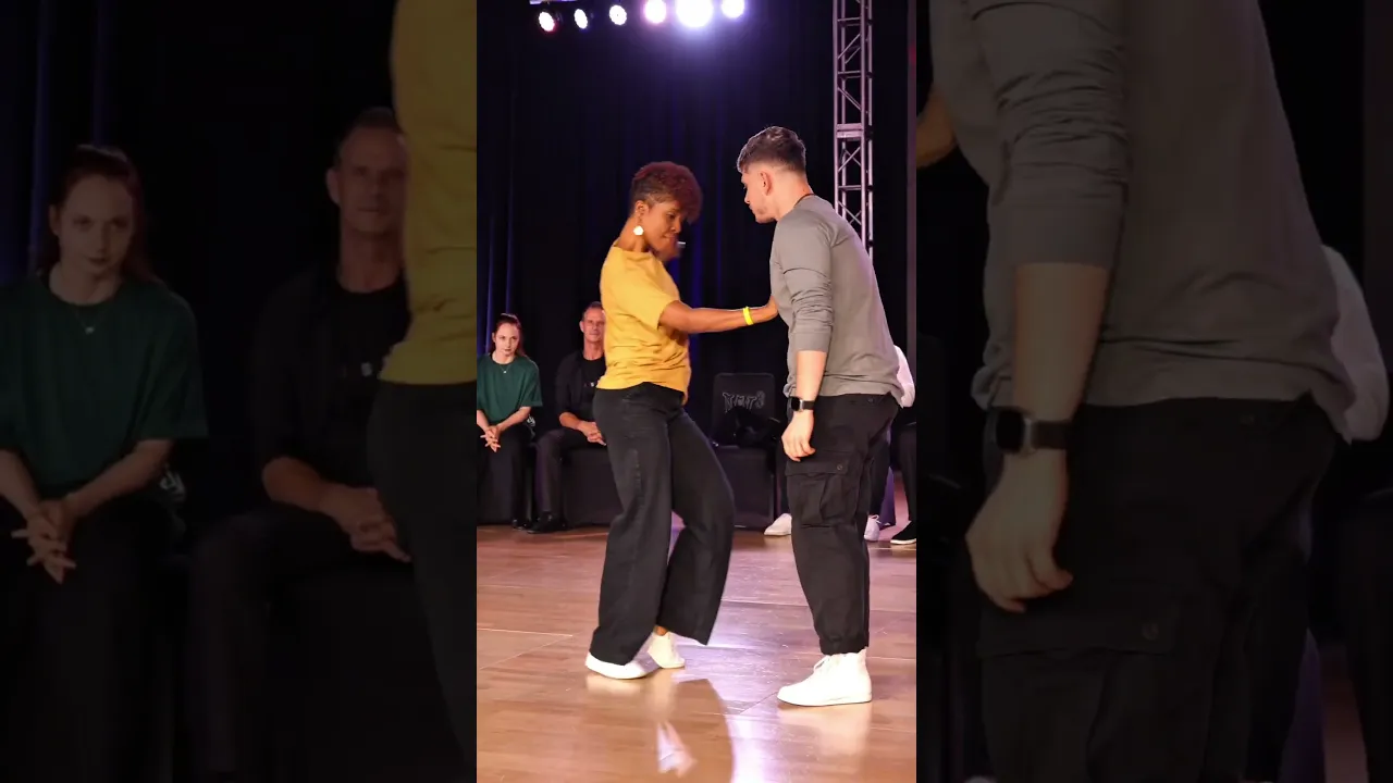 Thibault and Tren dancing at Wild Wild Westie ‘25 🤠 ‪@StuckOnSwingLLCdance‬  #westcoastswing #dance