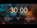 30 Minute Focus Session Sonic Gradient Stay Locked In