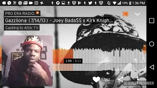 skyehigh reactions joey bada x kirk night gazzliona