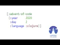 Advent of Code in Clojure - 2020 day 2