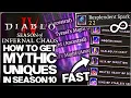 Download Lagu Diablo 4 - How to Get ALL Mythic Uniques in Season 10 - 2 Free Mythics, Fast Farm Guide \u0026 Sparks!
