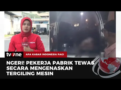 Tragis! Pegawai Pabrik di Makassar Tergiling Mesin Penggiling