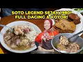 Legend Sejak Tahun 80-an! Soto Full Daging \u0026 Koyor Paling Diburu di Jogja!