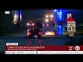 Cars stuck in floodwater with multiple roads flooded in Wayne County