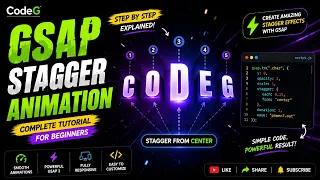 GSAP Animation Tutorial for Beginners Create Amazing Text Animation JavaScript animation codeG