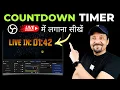 How To Add a Countdown Timer to Your Live Stream Countdown Timer in OBS Studio Tutorial