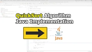 QuickSort Algorithm Java Implementation