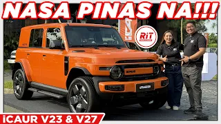 2027 iCAUR V23 and iCAUR V27 | EV and REEV SUV | RiT Riding in Tandem