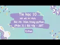 Tin Hoc 10 Ket Noi Tri Thuc Bai 26 Ham trong python Phan 3 Bai tap - SBT