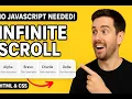 Create a Seamless Infinite Scroll Animation Using Only HTML CSS