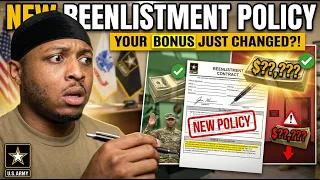 Could This New Army Policy Cost You Your Reenlistment Bonus
