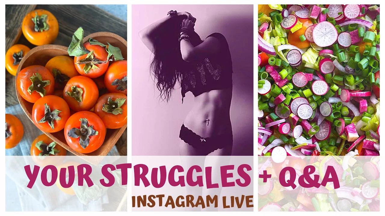 YOUR STRUGGLES ON A RAW VEGAN DIET  INSTAGRAM LIVE Q&A
