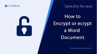 How to Encrypt or Decrypt Word Documents in Java