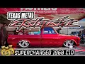 Candy Red 1968 C10 with Supercharged Corvette LT5 Swap by Ekstensive Metal Works SEMA 2022