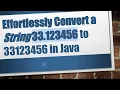 Effortlessly Convert a String 33 123456 to 33123456 in Java