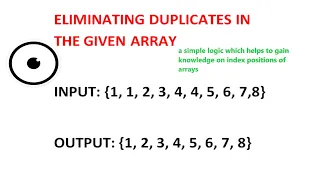 How To Remove Duplicates In Array Using Java
