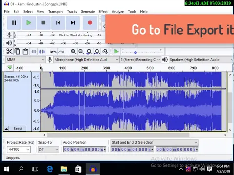 Download MP3 How to compress / Convert / Decrease Audio file Size