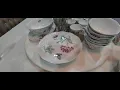 Unboxing lenox butterfly meadow dinnerware set