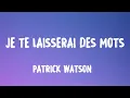 Download Lagu Je te laisserai des mots - Patrick Watson (lyrics with english translation)