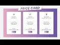 Responsive Price Card in HTML CSS