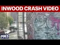 shows moment Corvette sends SUV flying in Inwood