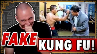 real shaolin disciple reacts to fake martial arts