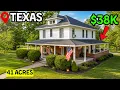 NOBODY is Buying these DIRT-CHEAP Texas Farmhouses Massive Acerage