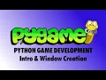 Create games with Python - Pygame Intro Window creation