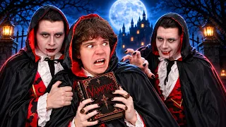 I Turned Into a Vampire for 24 Hours at School!