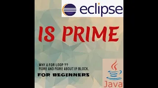 isPrime prime number in java explained code for beginners