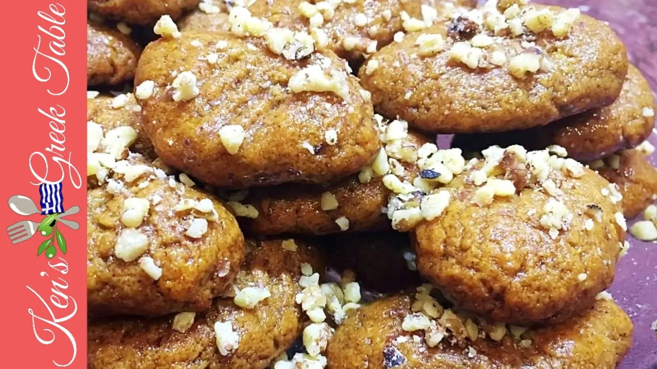 Melomakarona   Greek Honey Cookie Recipe   Phoenician Cookies   